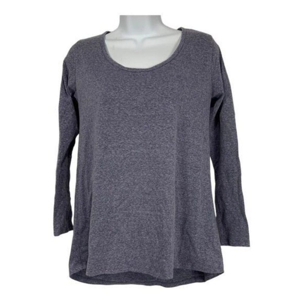 LuLaRoe Simply Comfortable Womens XXS Heather Gray Long Sleeve Tunic Top Casual